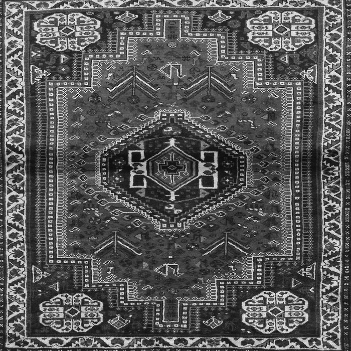 Serging Thickness of Persian Gray Traditional Rug, tr3061gry
