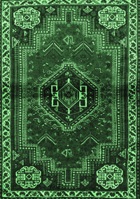 Persian Emerald Green Traditional Rug, tr3061emgrn