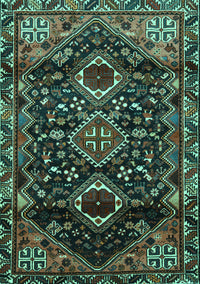 Persian Turquoise Traditional Rug, tr3062turq