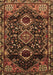 Machine Washable Persian Brown Traditional Rug, wshtr3062brn