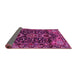 Sideview of Persian Pink Traditional Rug, tr3062pnk