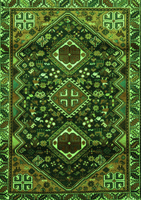 Persian Green Traditional Rug, tr3062grn
