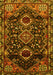 Machine Washable Persian Yellow Traditional Rug, wshtr3062yw