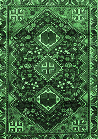Persian Emerald Green Traditional Rug, tr3062emgrn