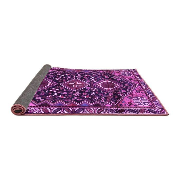 Sideview of Persian Purple Traditional Rug, tr3062pur