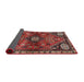 Sideview of Traditional Dark Almond Brown Persian Rug, tr3063