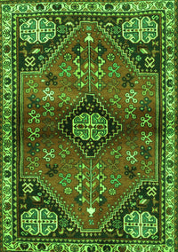 Persian Green Traditional Rug, tr3063grn