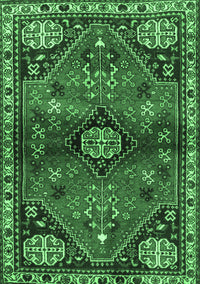 Persian Emerald Green Traditional Rug, tr3063emgrn