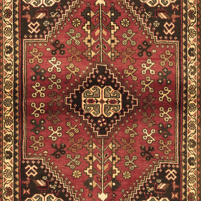 Machine Washable Persian Brown Traditional Rug, wshtr3063brn