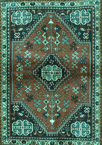 Persian Turquoise Traditional Rug, tr3063turq