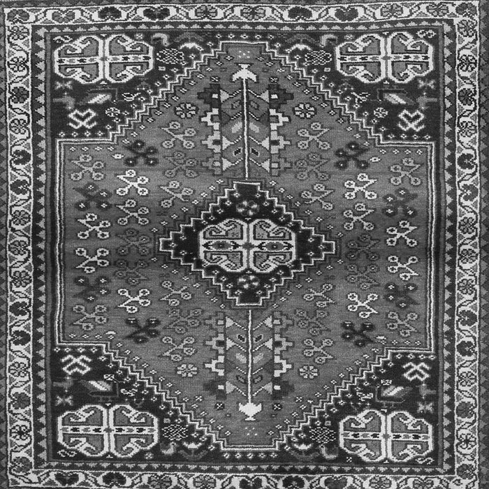 Serging Thickness of Persian Gray Traditional Rug, tr3063gry