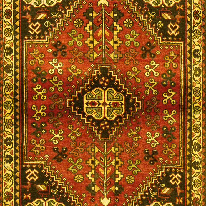 Persian Yellow Traditional Rug, tr3063yw