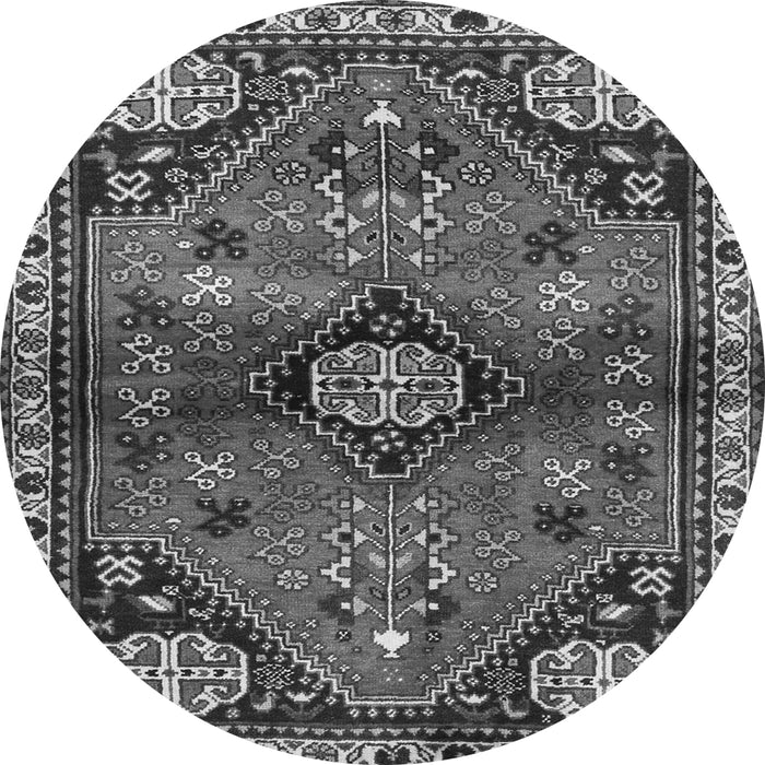 Square Persian Gray Traditional Rug, tr3063gry
