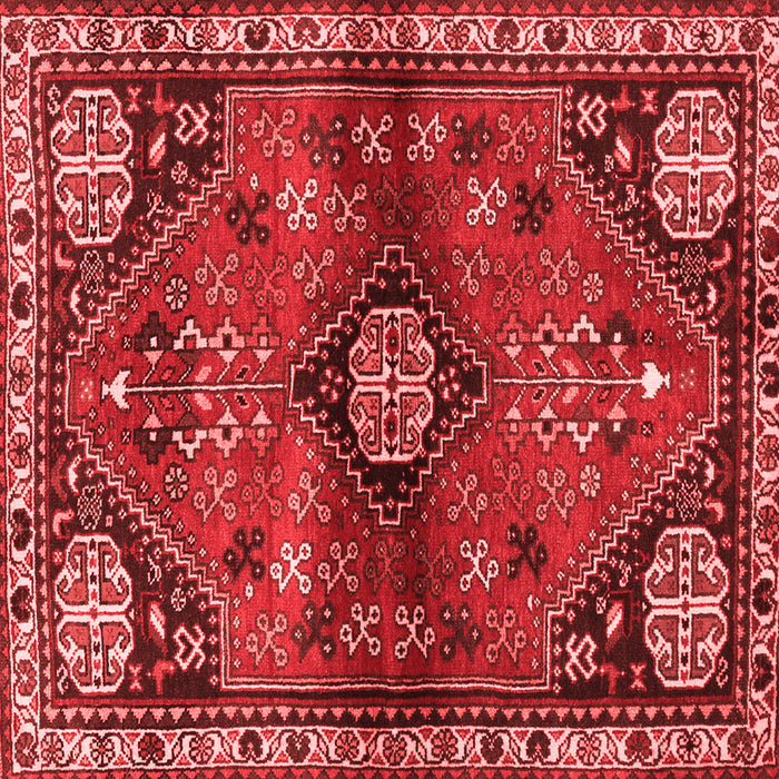 Machine Washable Persian Red Traditional Rug, wshtr3063red
