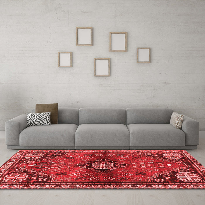 Traditional Red Washable Rugs