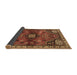 Sideview of Persian Brown Traditional Rug, tr3063brn
