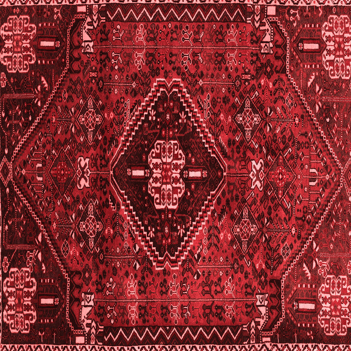 Machine Washable Persian Red Traditional Rug, wshtr3064red