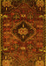 Machine Washable Persian Yellow Traditional Rug, wshtr3064yw