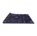 Sideview of Persian Blue Traditional Rug, tr3064blu
