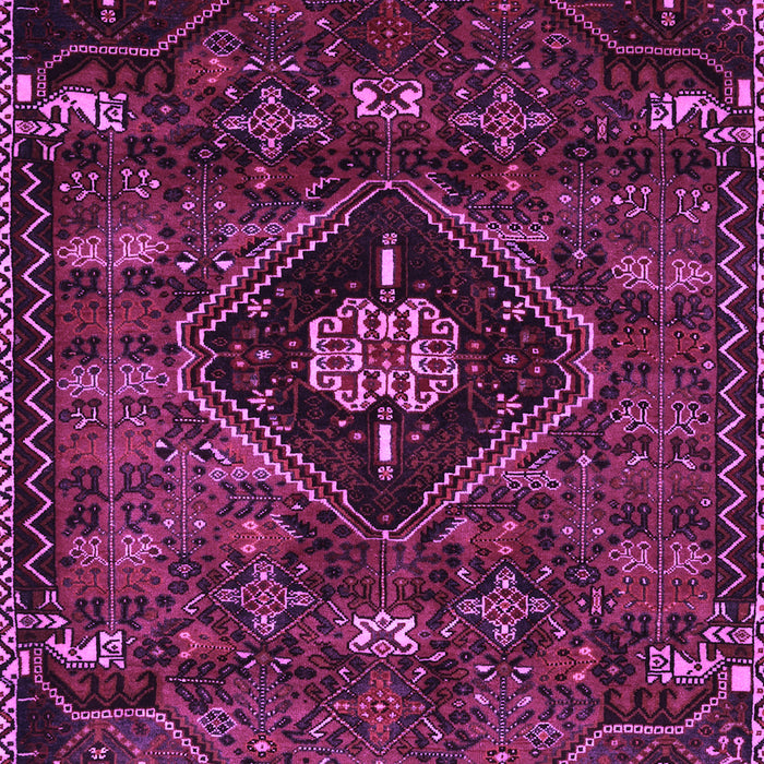 Machine Washable Persian Purple Traditional Area Rugs, wshtr3064pur