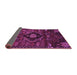 Sideview of Persian Purple Traditional Rug, tr3064pur