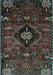 Machine Washable Persian Light Blue Traditional Rug, wshtr3064lblu