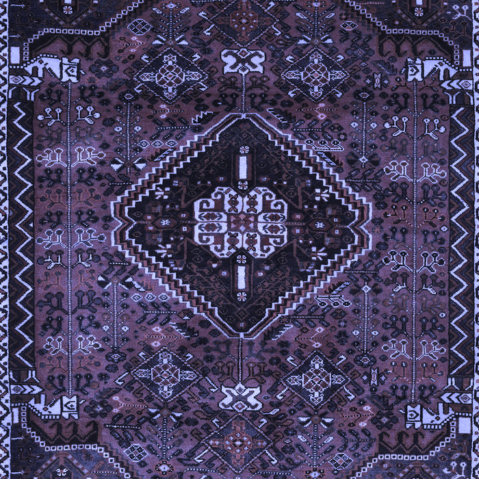Machine Washable Persian Blue Traditional Rug, wshtr3064blu