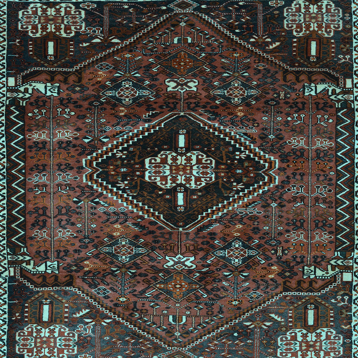Square Persian Light Blue Traditional Rug, tr3064lblu