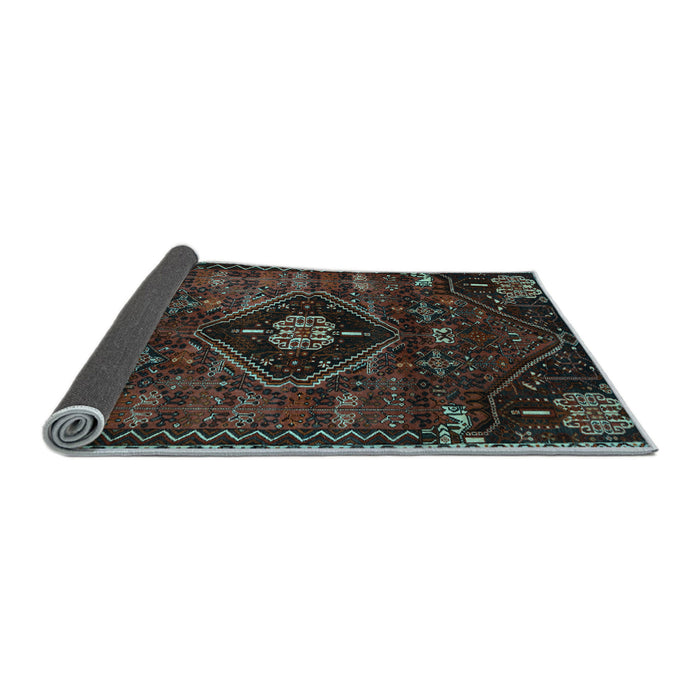 Sideview of Persian Light Blue Traditional Rug, tr3064lblu