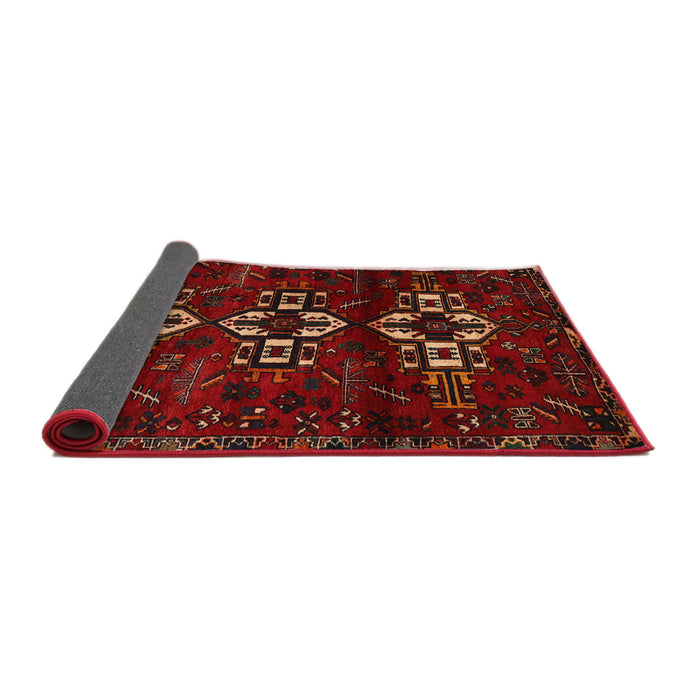 Sideview of Traditional Red Persian Rug, tr3065