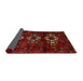 Sideview of Traditional Red Persian Rug, tr3065