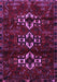 Machine Washable Persian Purple Traditional Area Rugs, wshtr3065pur