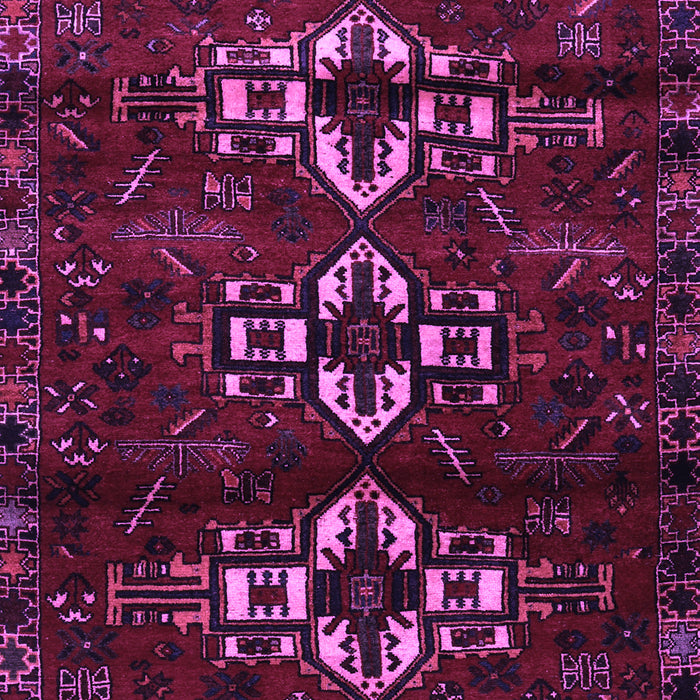 Machine Washable Persian Purple Traditional Area Rugs, wshtr3065pur