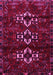 Machine Washable Persian Pink Traditional Rug, wshtr3065pnk