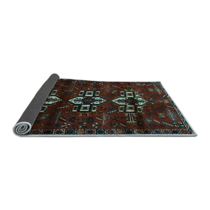 Sideview of Persian Light Blue Traditional Rug, tr3065lblu