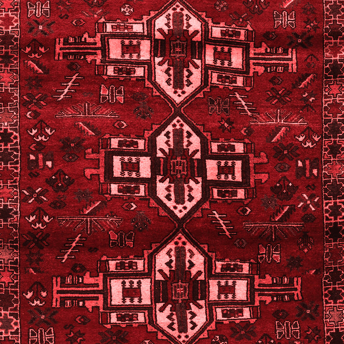 Machine Washable Persian Red Traditional Rug, wshtr3065red