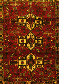 Persian Yellow Traditional Rug, tr3065yw