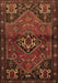 Machine Washable Persian Brown Traditional Rug, wshtr3066brn