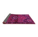 Sideview of Persian Pink Traditional Rug, tr3066pnk