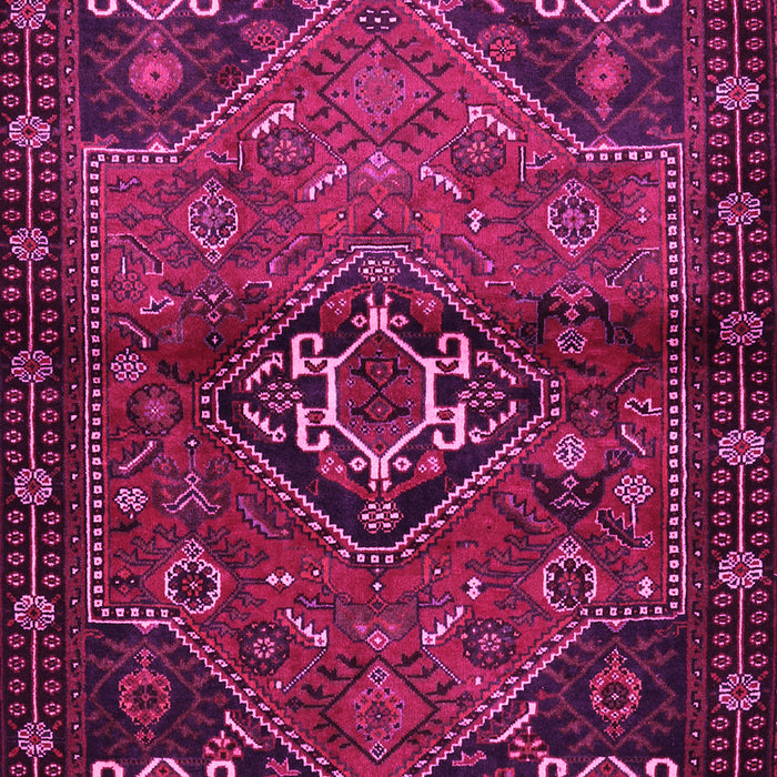 Machine Washable Persian Pink Traditional Rug, wshtr3066pnk