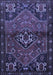 Machine Washable Persian Blue Traditional Rug, wshtr3066blu