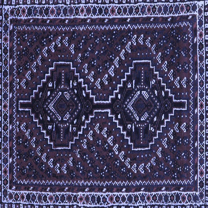 Square Persian Blue Traditional Rug, tr3067blu
