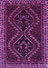 Machine Washable Persian Purple Traditional Area Rugs, wshtr3067pur