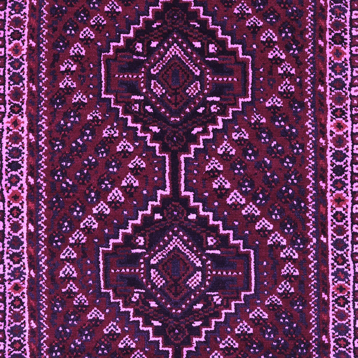 Machine Washable Persian Purple Traditional Area Rugs, wshtr3067pur