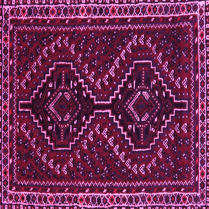 Square Persian Pink Traditional Rug, tr3067pnk