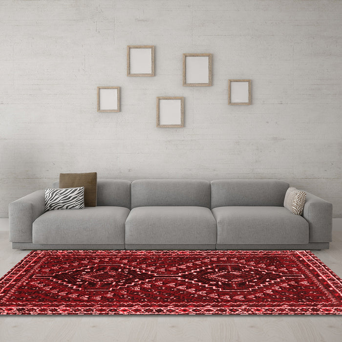 Traditional Red Washable Rugs