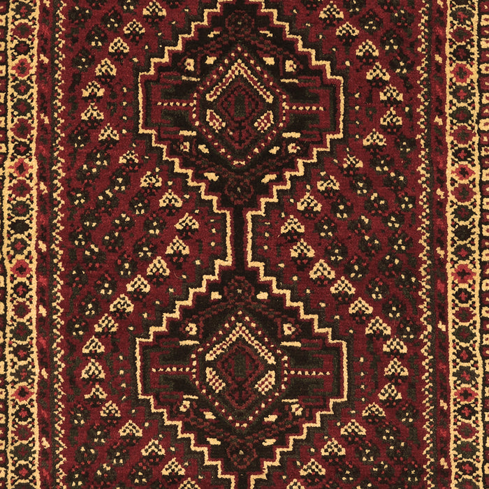 Machine Washable Persian Brown Traditional Rug, wshtr3067brn