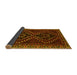 Sideview of Persian Yellow Traditional Rug, tr3067yw