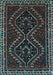 Machine Washable Persian Light Blue Traditional Rug, wshtr3067lblu