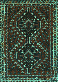Persian Turquoise Traditional Rug, tr3067turq